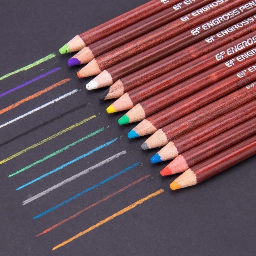 12 Colors Pastel Pencils,Soft Core, Colored Pencils Skin Tone
