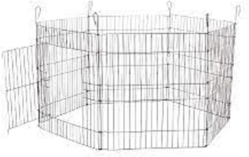 Foldable metal pet exercise and playpen best sale