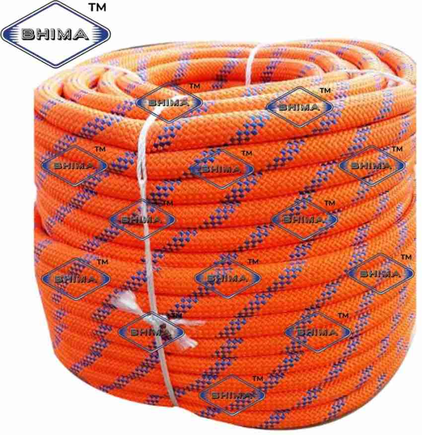 BHIMA Climbing Static Kernmantle Rope 12mm Orange (BHIMA12BTO) Orange with  Blue Tracer - Buy BHIMA Climbing Static Kernmantle Rope 12mm Orange  (BHIMA12BTO) Orange with Blue Tracer Online at Best Prices in India 