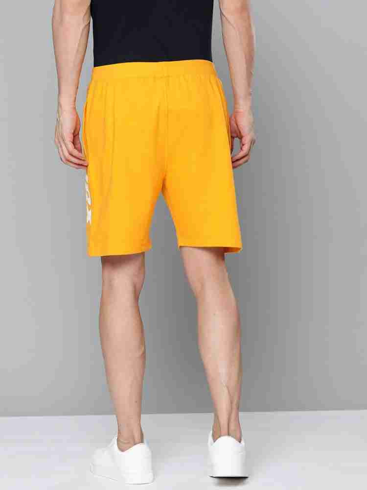HRX by Hrithik Roshan Color Block Men Yellow Sports Shorts - Buy HRX by  Hrithik Roshan Color Block Men Yellow Sports Shorts Online at Best Prices  in India