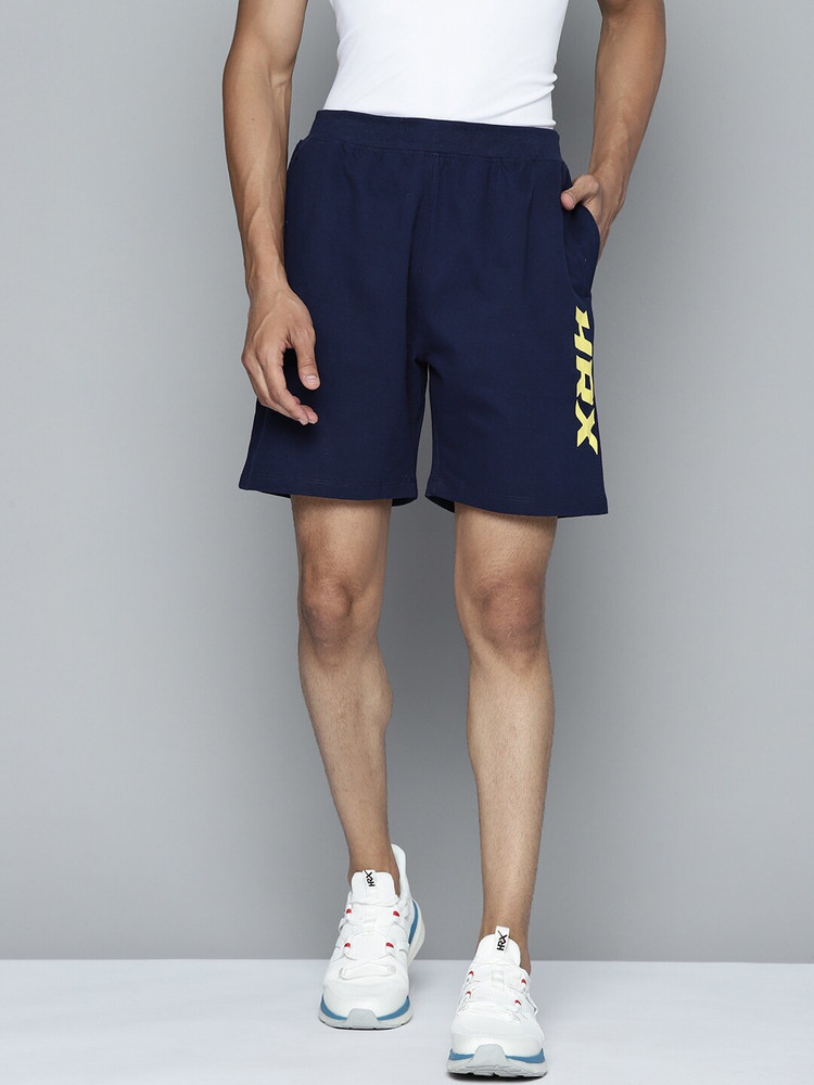 HRX by Hrithik Roshan Solid Men Dark Blue Sports Shorts Buy HRX