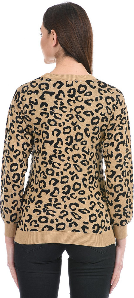 M and s online leopard print jumper