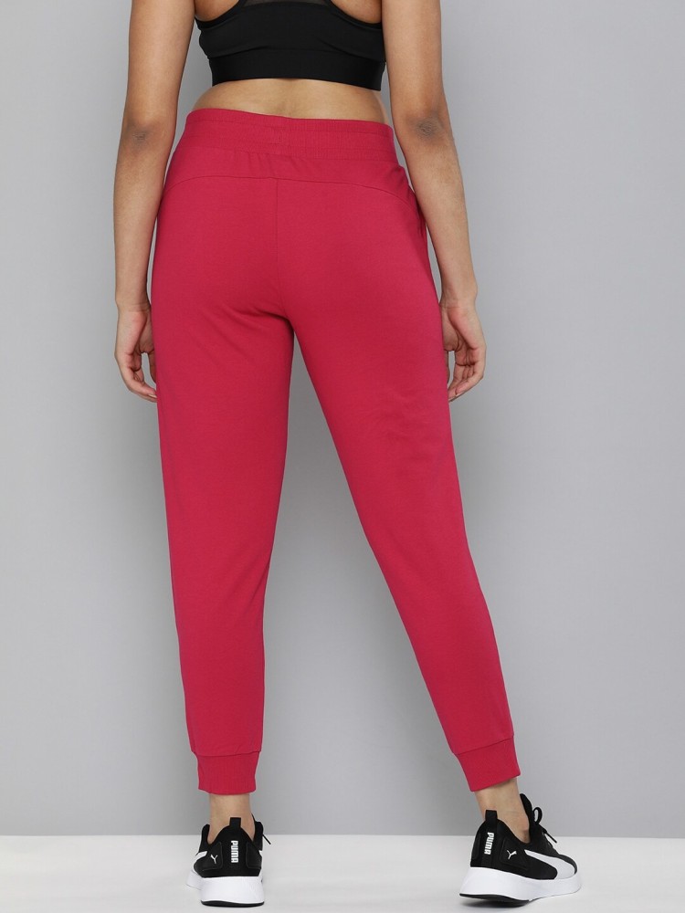 PUMA Solid Women Red Track Pants - Buy PUMA Solid Women Red Track