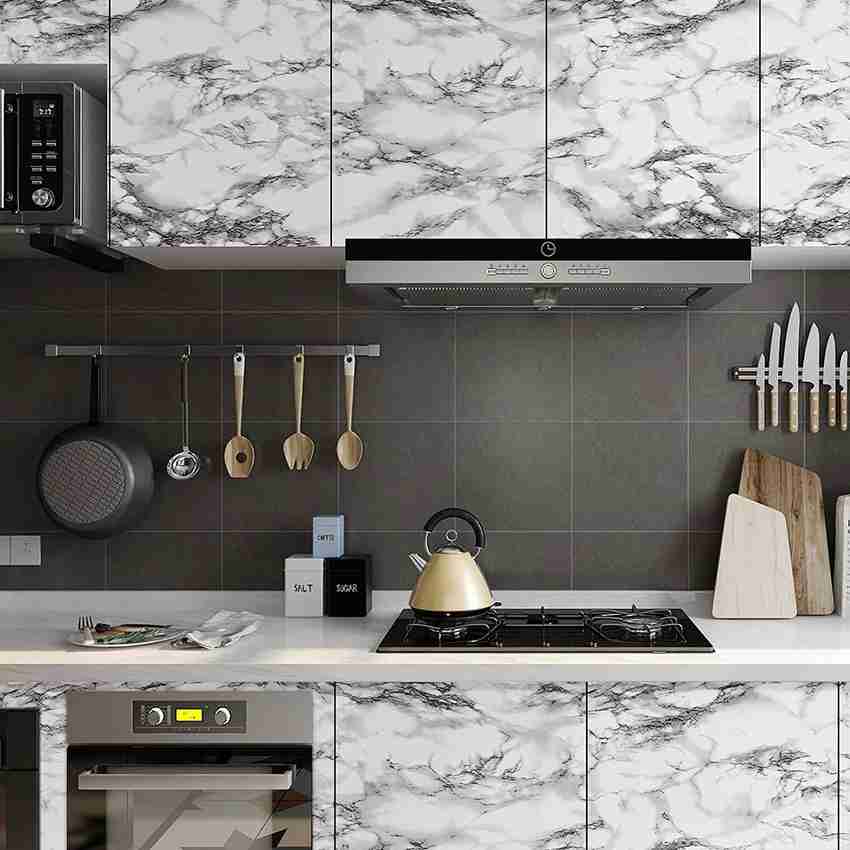 Waterproof kitchen wallpaper on sale