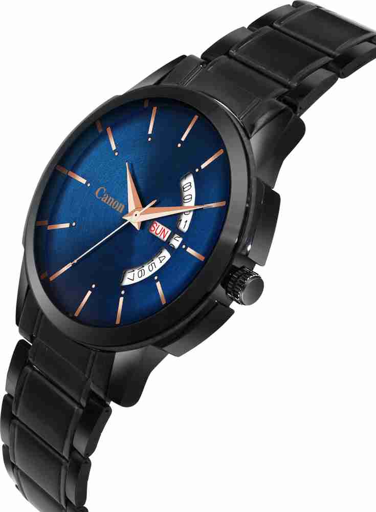 Canon Men s Metal Blue Black Calendar Watch CNBBM Analog Watch For Men Buy Canon Men s Metal Blue Black Calendar Watch CNBBM Analog Watch For Men CNGMBB Online at Best Prices in