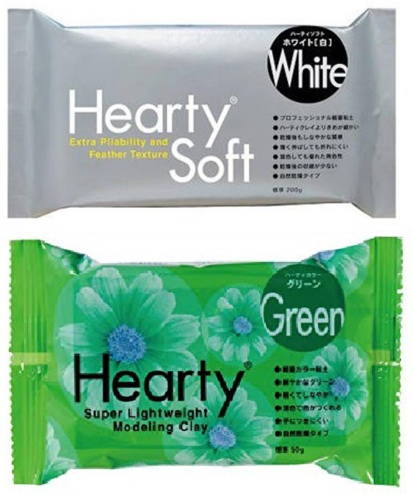 Padico modeling clay Hearty Soft, white, 200 g