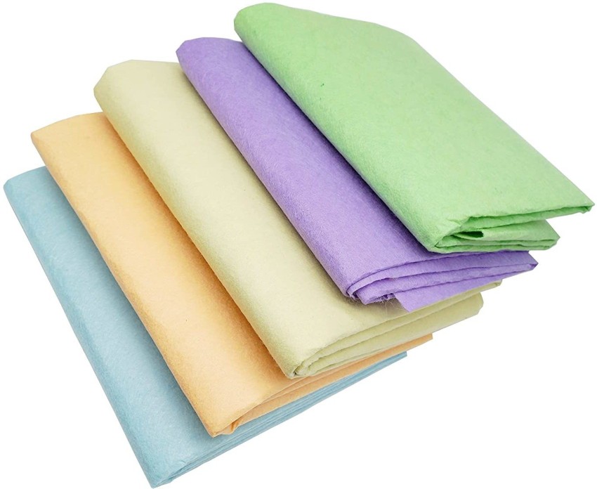 PRANSUNITA Pastel Shades Felt Fabric Sheets Stiff (Hard) Size 22” X 18 Inch  5 Different Pcs - Pastel Shades Felt Fabric Sheets Stiff (Hard) Size 22” X  18 Inch 5 Different Pcs .