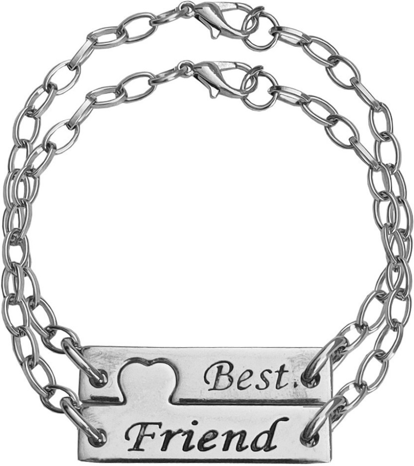 Best Friend Half Heart Bracelet Set for 2  Metal and Free size  Best  Friend Jewelry  Bff jewelry Best friend bracelets Friend jewelry