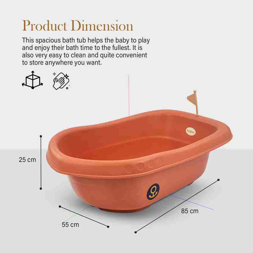 Plastic bathtub for store kids