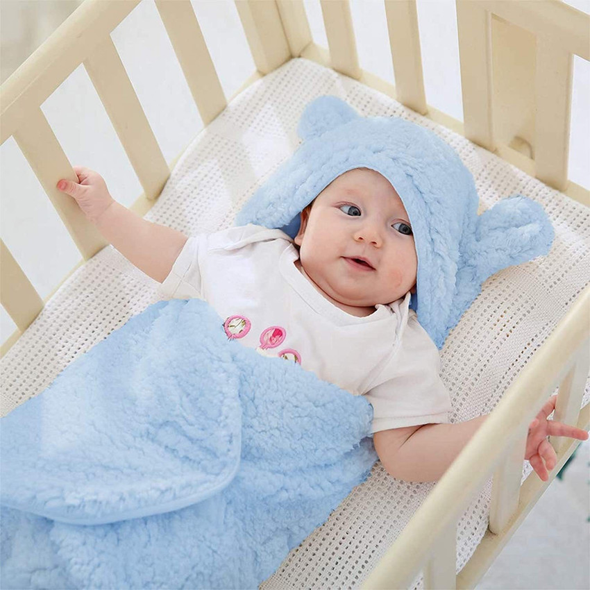Plain baby blanket on sale