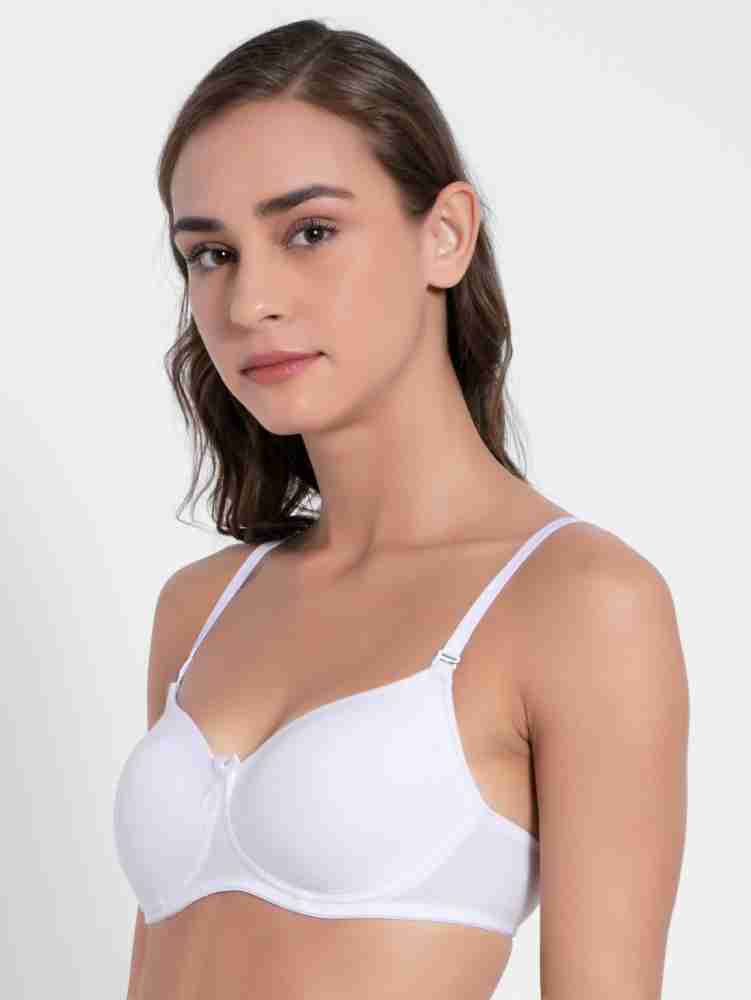 JOCKEY Medium Coverage Wirefree Padded T-Shirt Bra with Detachable Straps -  Charcoal Women T-Shirt Lightly Padded Bra - Buy JOCKEY Medium Coverage  Wirefree Padded T-Shirt Bra with Detachable Straps - Charcoal Women