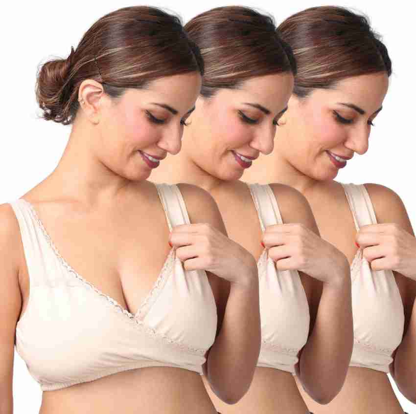 MORPH maternity Pack Of 3 Sleep Leakproof Nursing Bra Women
