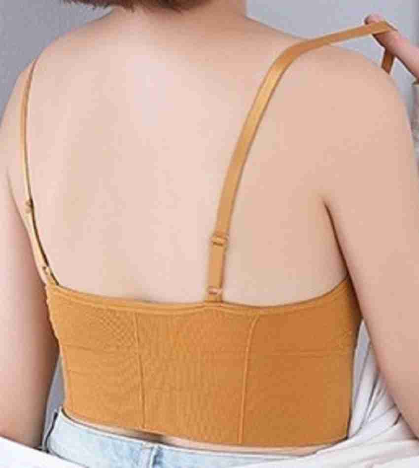 Qufrozy Premium Quality Women Full Coverage Lightly Padded Cami Bra Women Cami  Bra Heavily Padded Bra - Buy Qufrozy Premium Quality Women Full Coverage  Lightly Padded Cami Bra Women Cami Bra Heavily