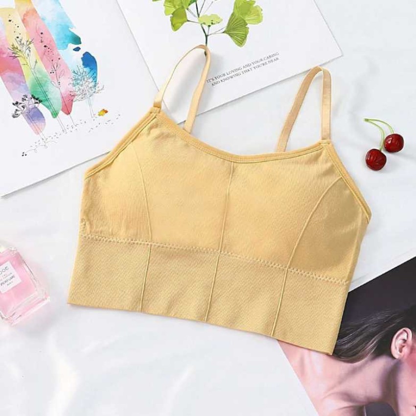 Rugleyne Women bra Cotton bra Women Cami Bra Lightly Padded Bra - Buy  Rugleyne Women bra Cotton bra Women Cami Bra Lightly Padded Bra Online at  Best Prices in India