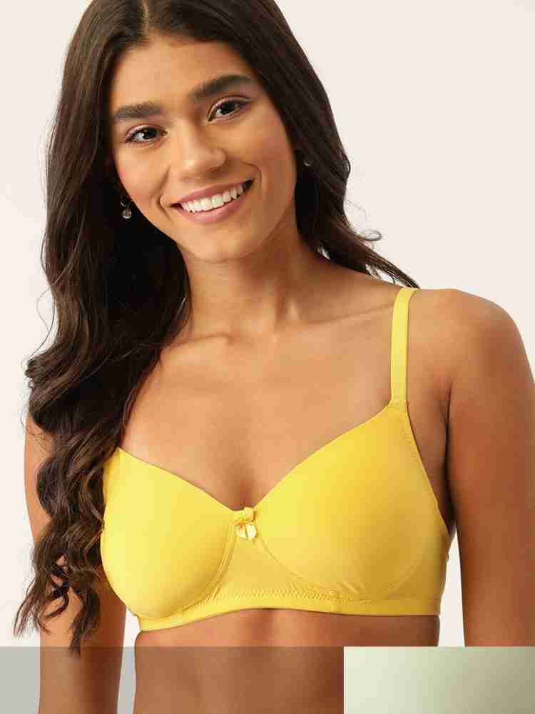 Buy online Yellow Solid T-shirt Bra from lingerie for Women by Susie for  ₹499 at 41% off
