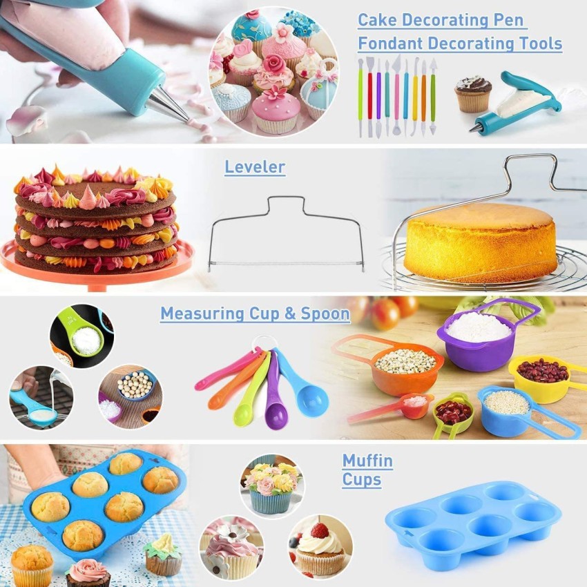 Exquisite 420pcs Cake Decorating Tools Spatula Kit Bakeware Pastry Tools  Cake Design Accessories Fondant Piping Bag Nozzles Set | Fruugo ES