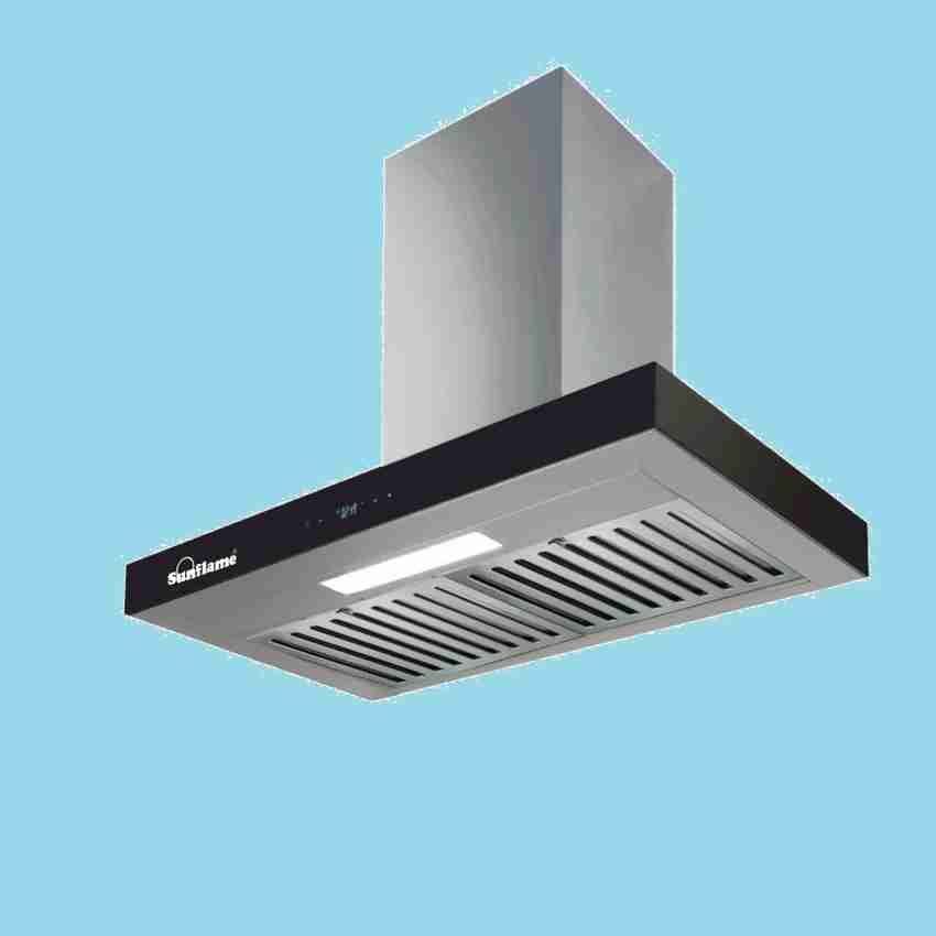 Sunflame COOKER HOOD CHIMNEY AMAZE 60 SS WITH AUTO CLEAN FUNCTION Auto Clean Wall Mounted SILVER 1100 CMH Chimney Price in India Buy Sunflame COOKER HOOD CHIMNEY AMAZE 60 SS WITH AUTO CLEAN FUNCTION