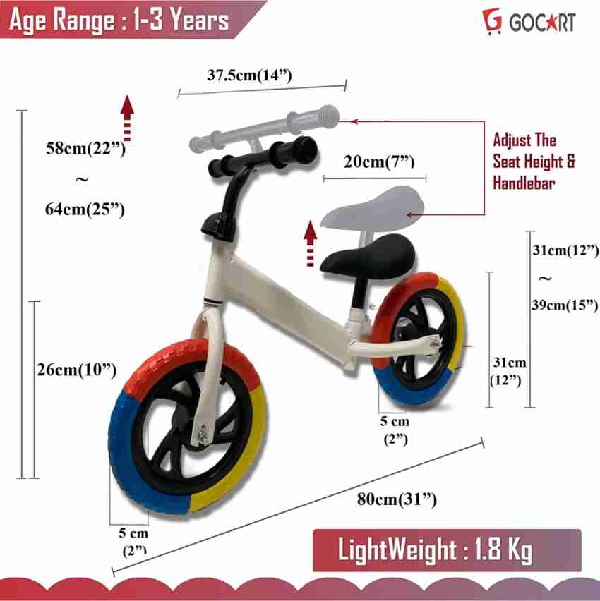 Balance best sale bike age