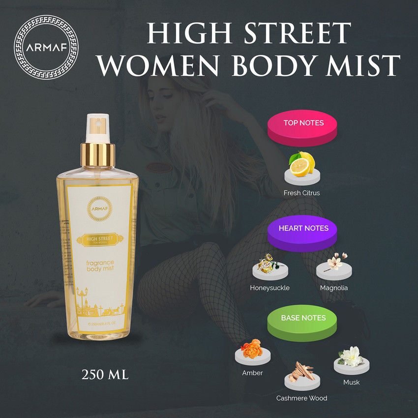 High street body new arrivals spray