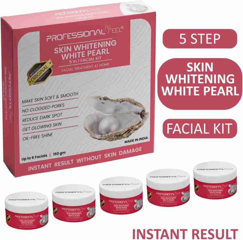 PROFESSIONAL FEEL SKIN WHITENING FACIAL KIT FIVE STEP