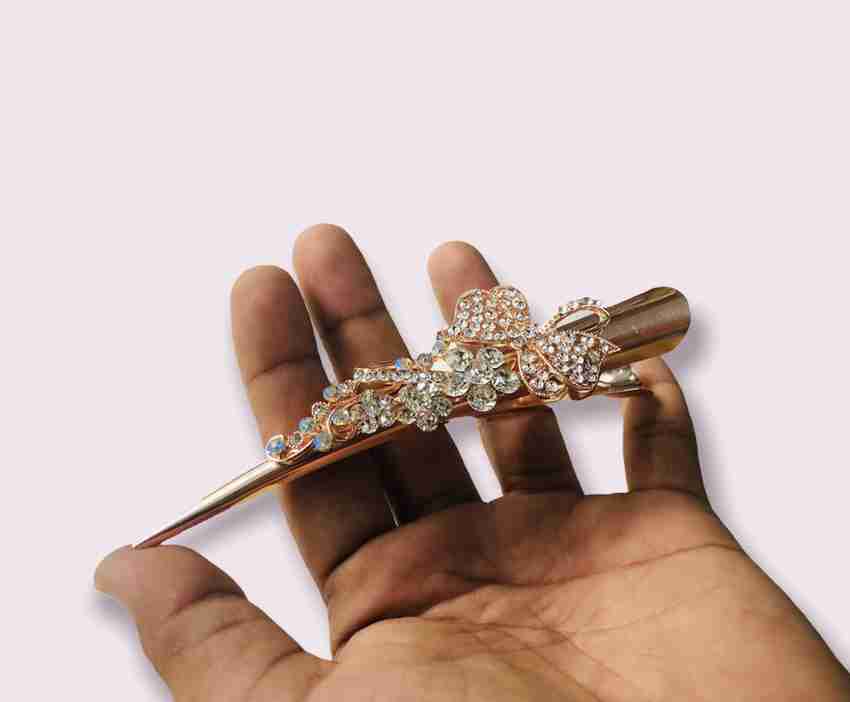 Stone studded hair clips store