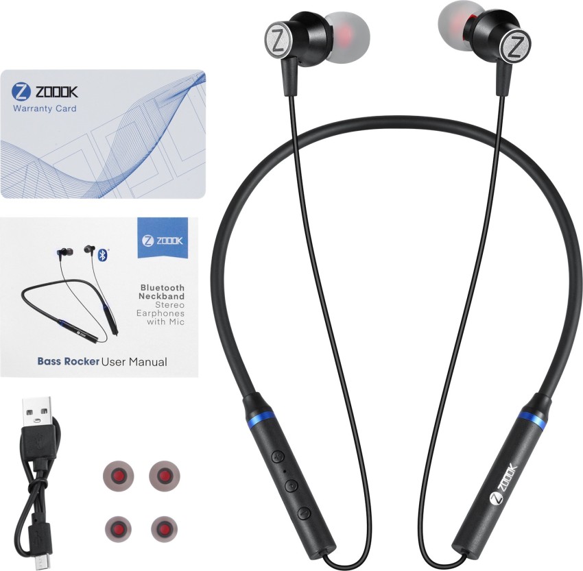 Zoook Bass Rocker 12 Hours Playtime Bluetooth Neckband Bluetooth