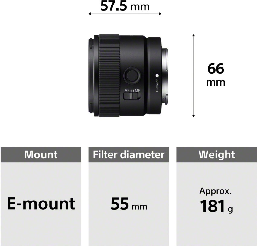 SONY SEL11F18 Wide-angle Prime Lens - SONY : Flipkart.com