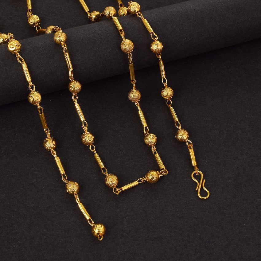 Light weight gold hot sale ball chains