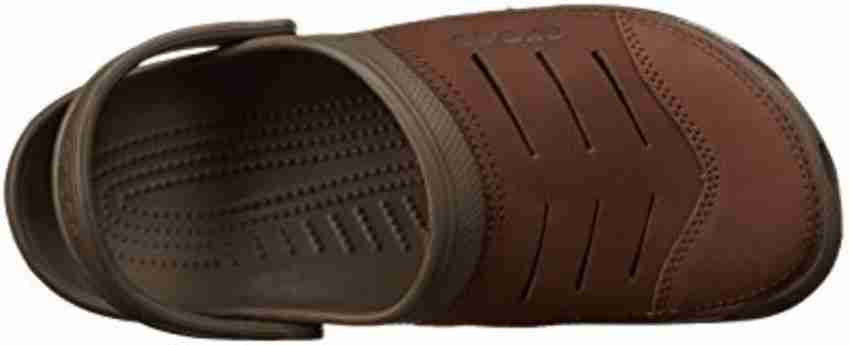 Crocs men's bogota leather clogs hot sale