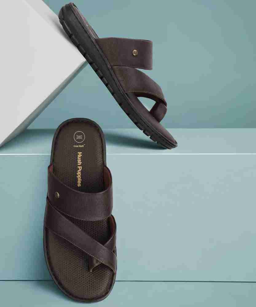 HUSH PUPPIES Max Toe Ring Men Brown Sandals