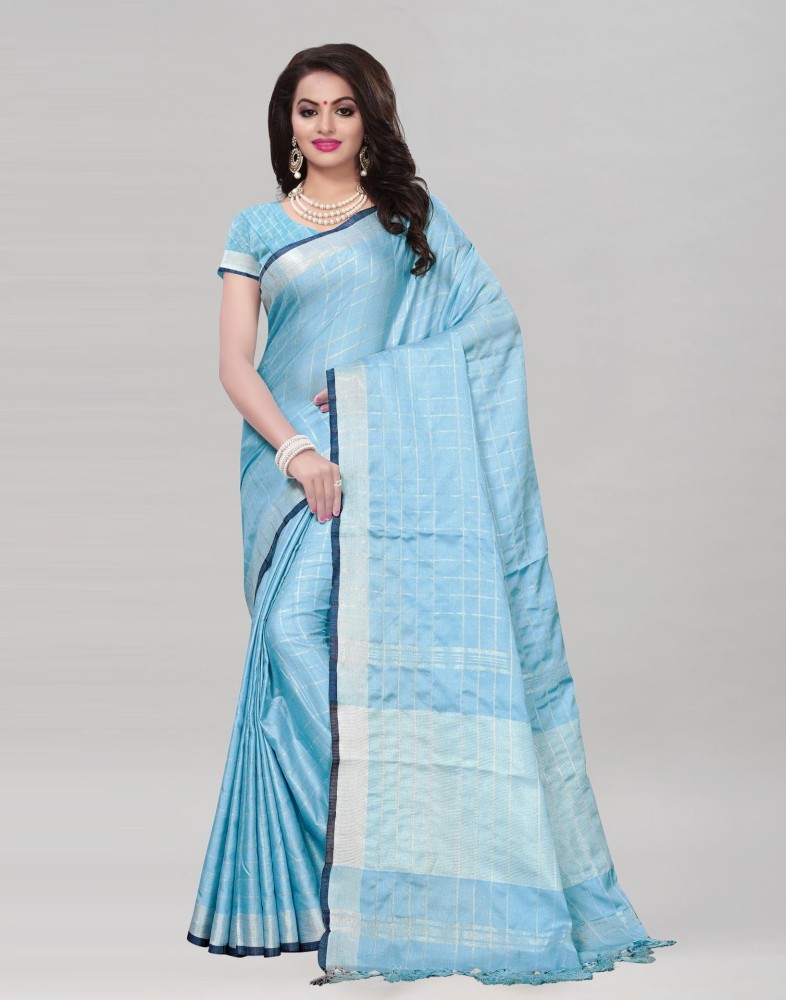 Linen sale saree flipkart