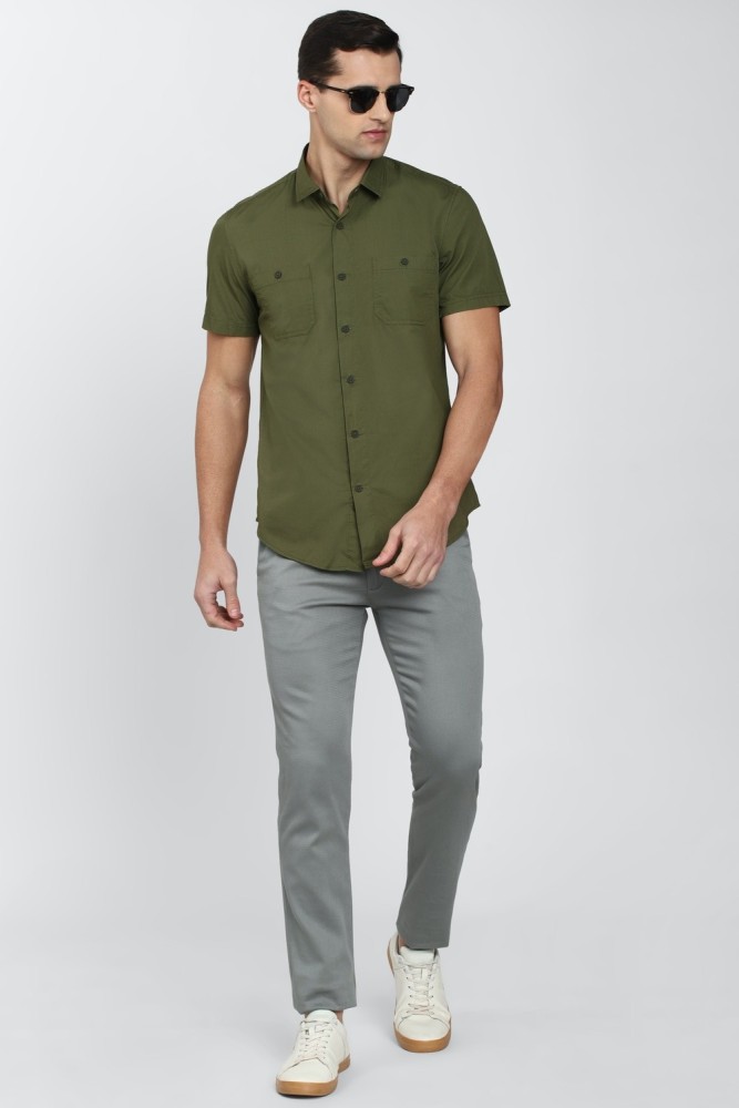 yankee Men Striped Casual Red, Green, Grey Shirt - Buy Red, Green, Grey  yankee Men Striped Casual Red, Green, Grey Shirt Online at Best Prices in  India