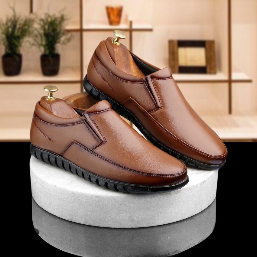 Pure leather formal shoes sale without laces