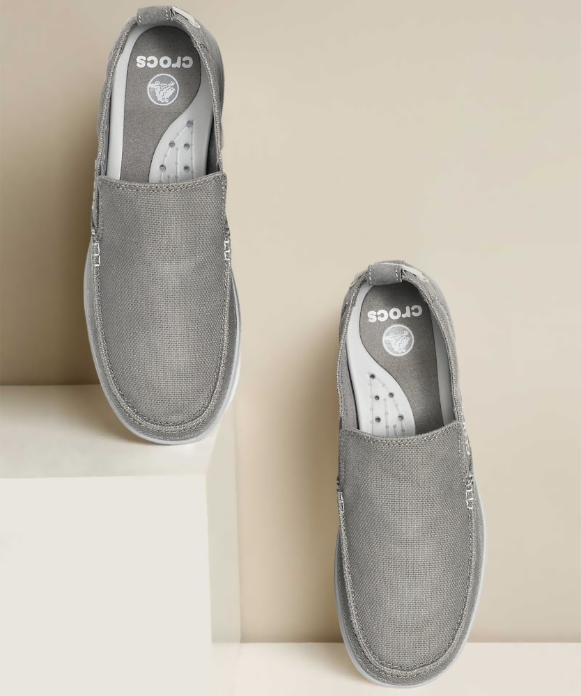 CROCS Walu Loafers For Men Buy Grey Color CROCS Walu Loafers For