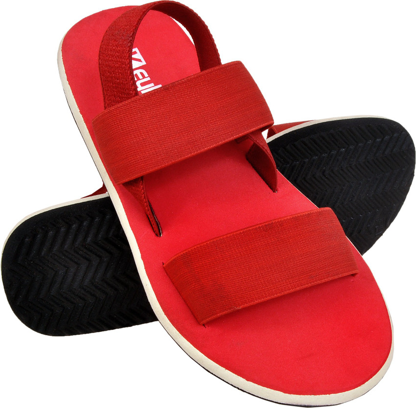 Mens red sales sandals