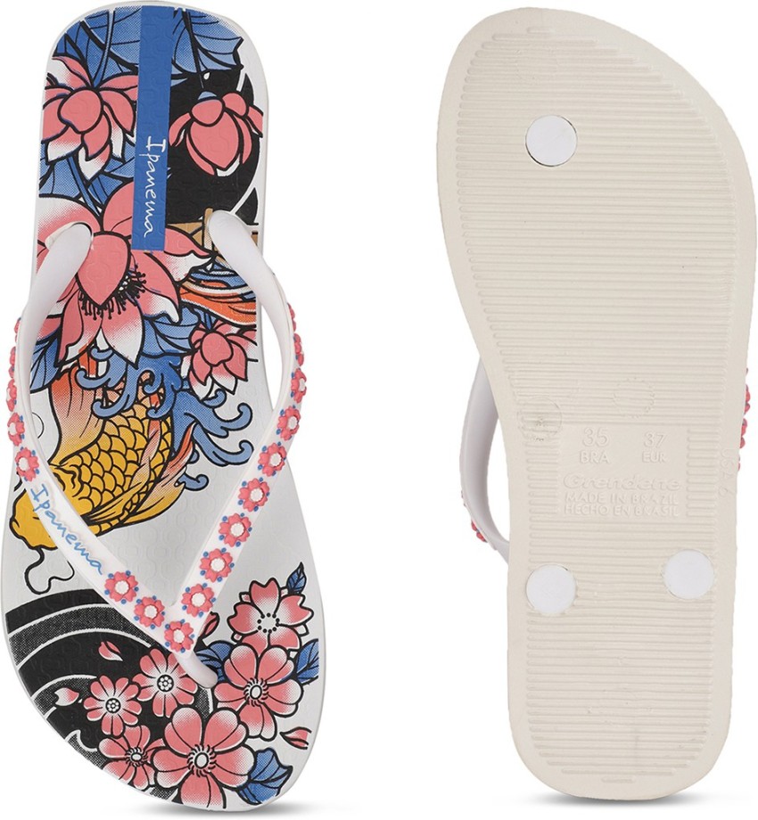 Ipanema white flip online flops