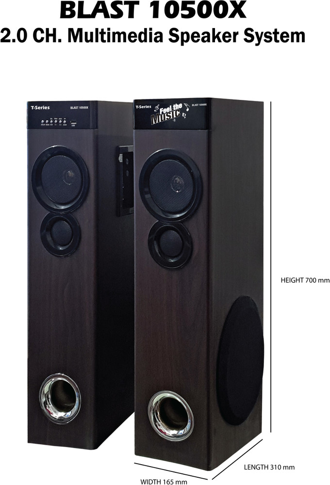 Buy T Series T Series Blast 10500X Multimedia Tower Speakers