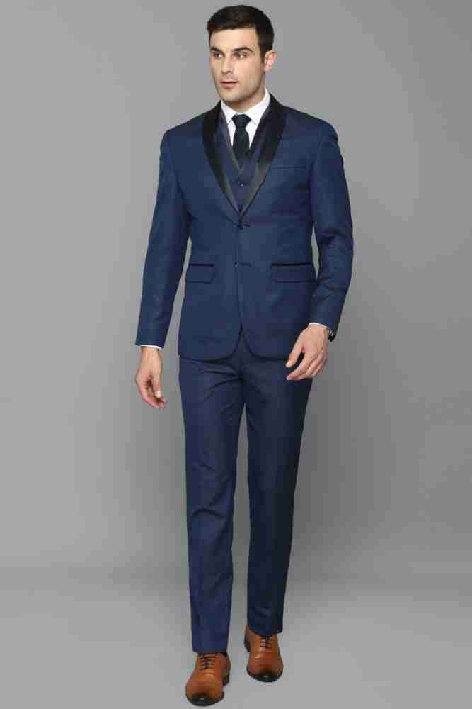 LOUIS PHILIPPE Single Breasted Solid Men Suit Buy LOUIS PHILIPPE