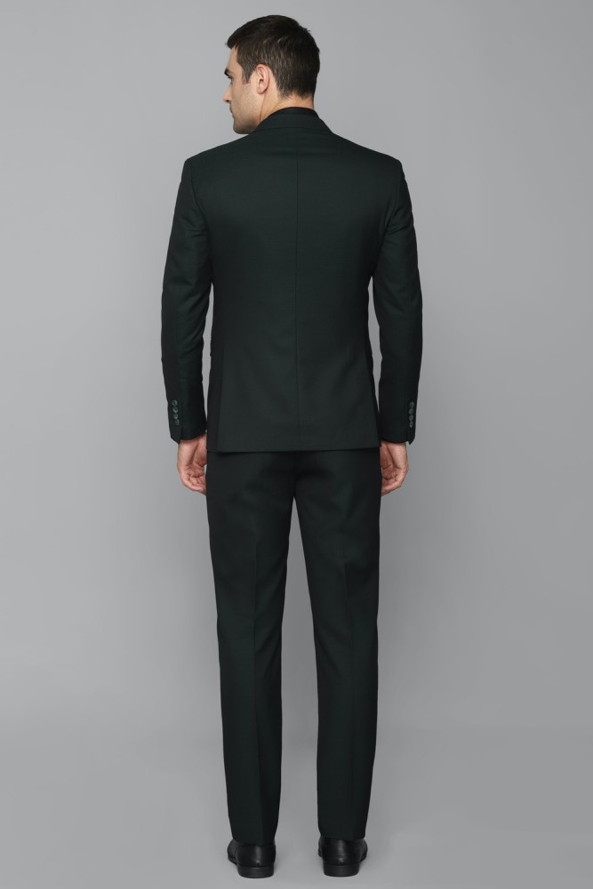 Louis Philippe Grey Slim Fit Two Piece Suit