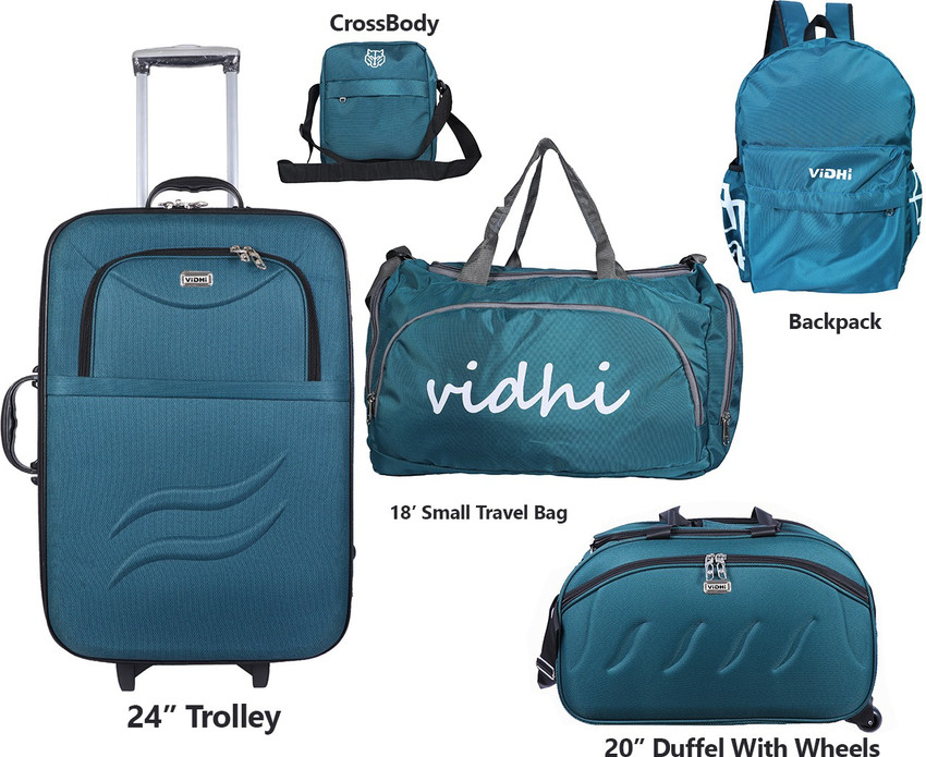 VIDHI Suitcase Trolley Bag Combo 5 Trolley Duffel Backpack