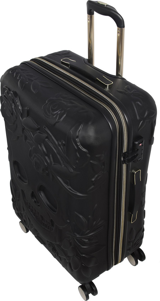 it luggage skulls embossed hardside