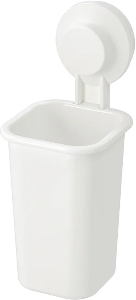 TISKEN Toothbrush holder with suction cup, white - IKEA