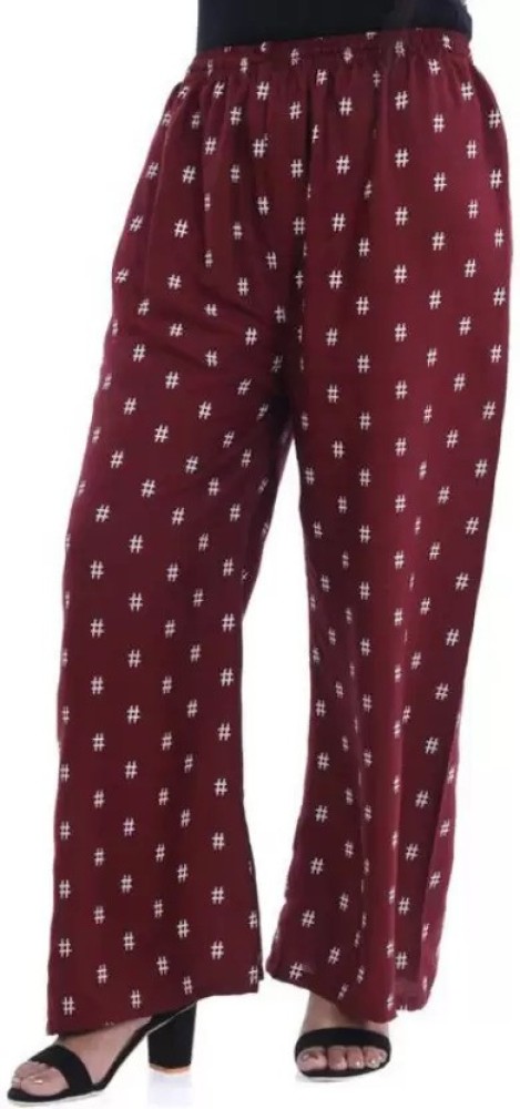 Printed palazzo pants clearance flipkart