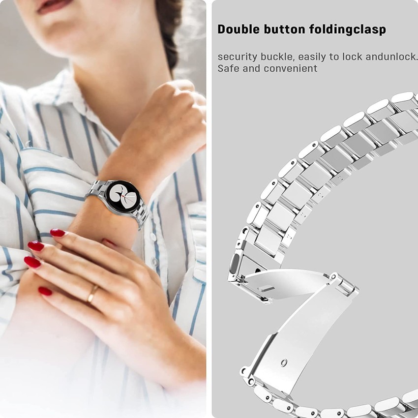 prozzile Samsung Watch 5, 5 Pro, Watch 4 / 4 Classic No Gap Strap Folding  Magnetic Buckle Smart Watch Strap Price in India - Buy prozzile Samsung  Watch 5, 5 Pro, Watch