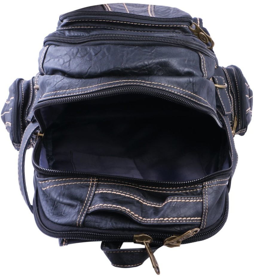 Leather best sale backpack price