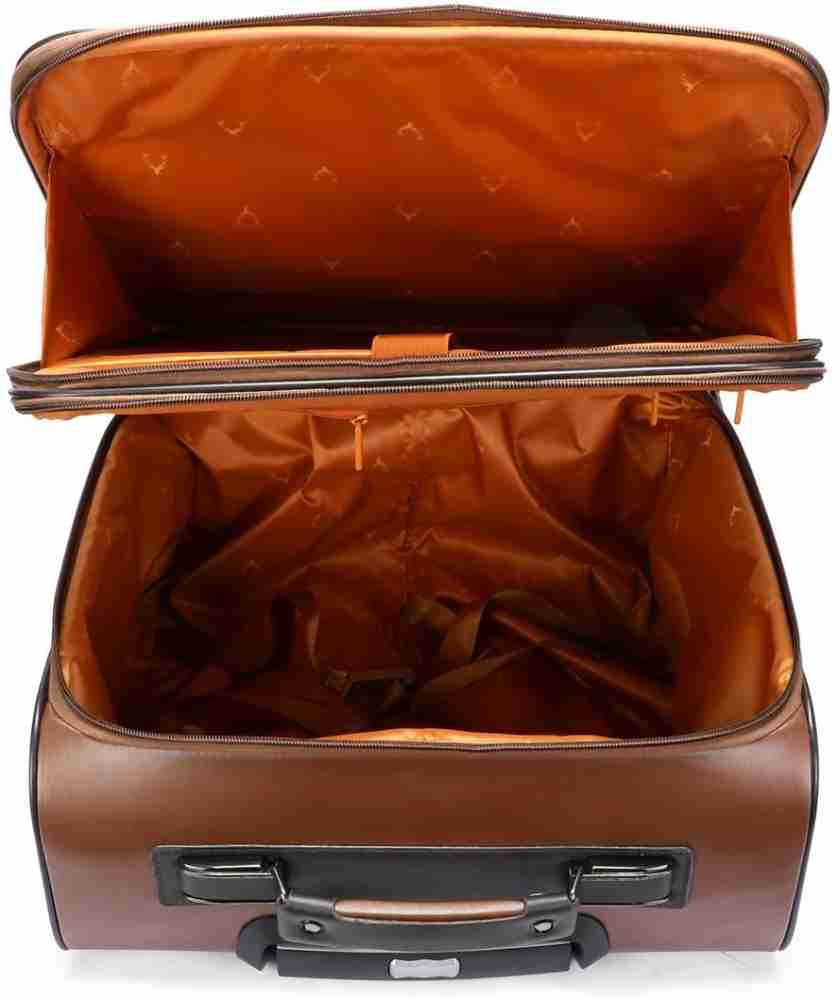 Allen solly outlet leather trolley bag