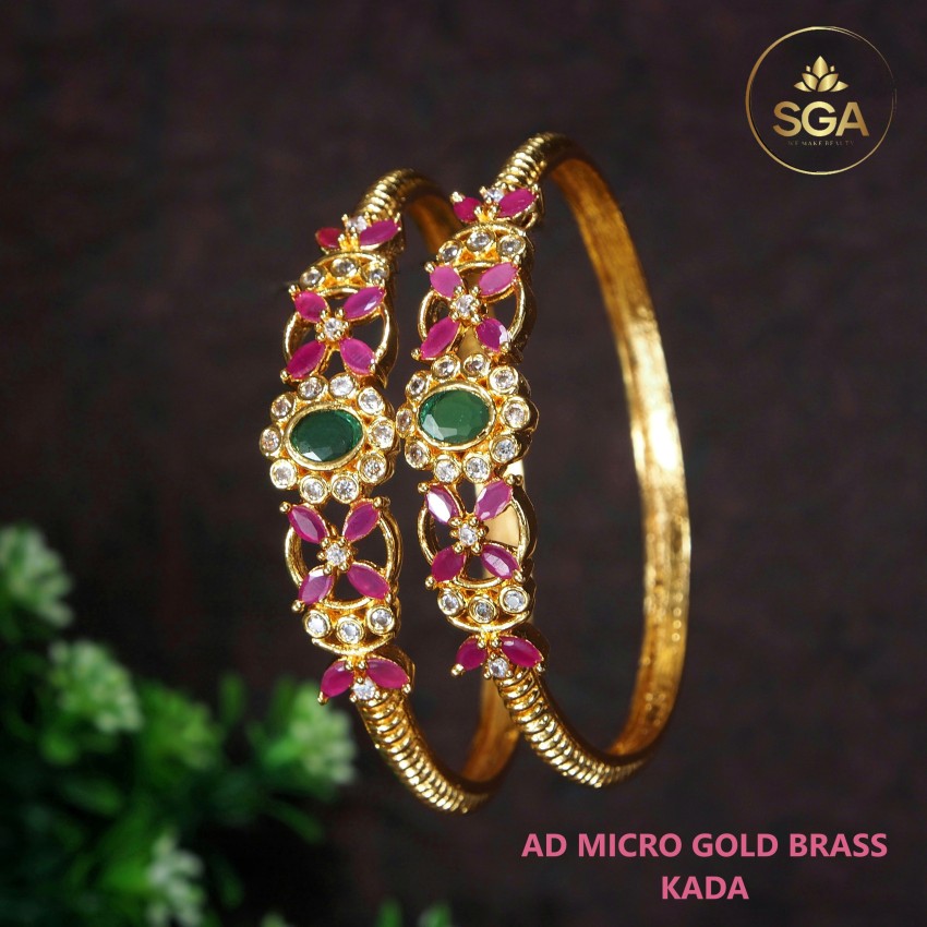 Micro gold hot sale plated bangles