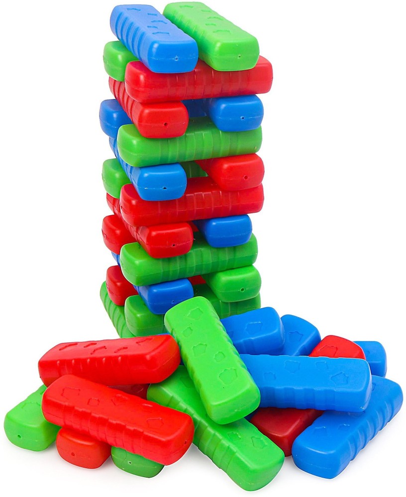 ARNIYAVALA All Fall Down Tumbling Tower Jenga Game Multicolour - 36 Pieces  - All Fall Down Tumbling Tower Jenga Game Multicolour - 36 Pieces . Buy  ZENGA toys in India. shop for