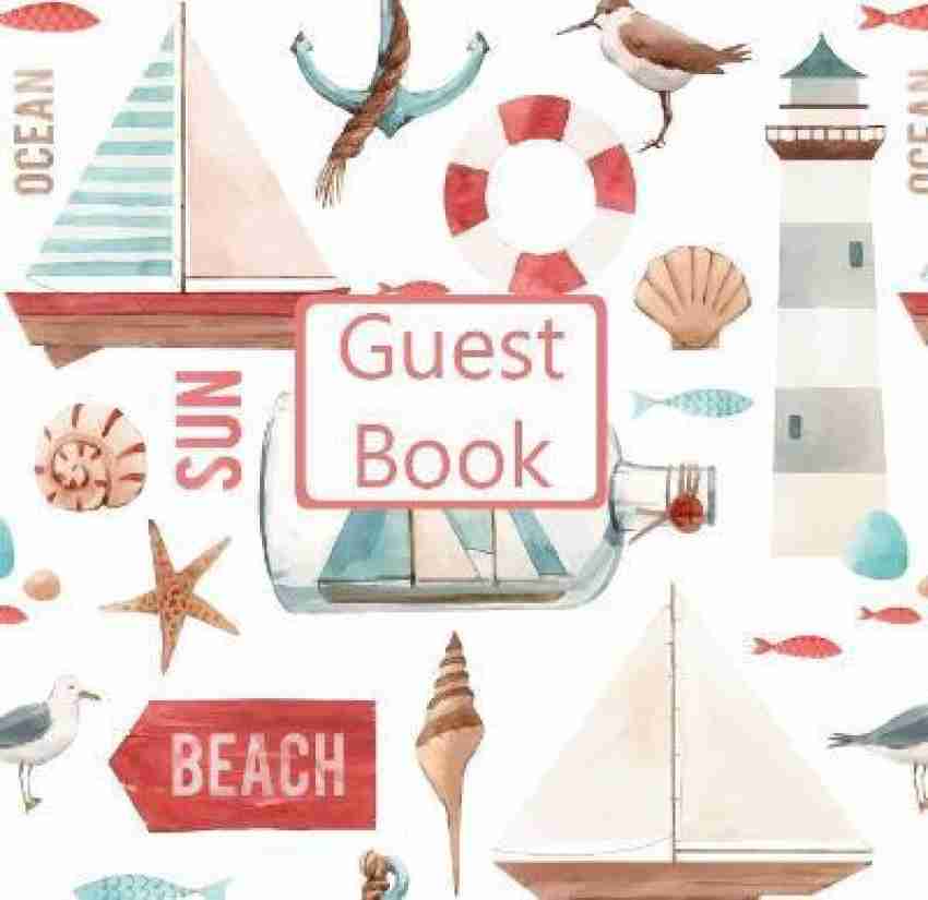 Beach House Guest Book: Welcome Guest Book for vacation home  Visitor log  book: Basu, Pronoti: 9798784247186: : Books