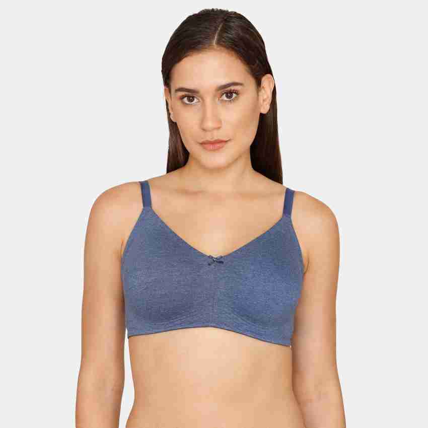 Buy Zivame Padded Wirefree Bra - Blue Online